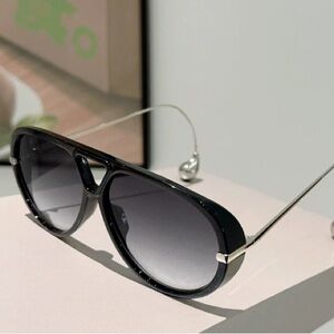 Modern Black and Silver Sunglasses